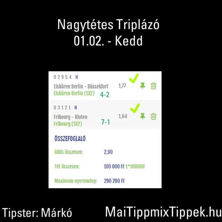 0102 nagytétes triplázó
