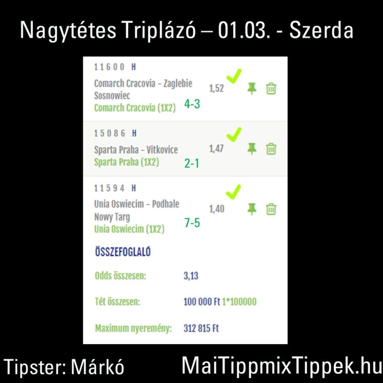 0103 nagytétes triplázó