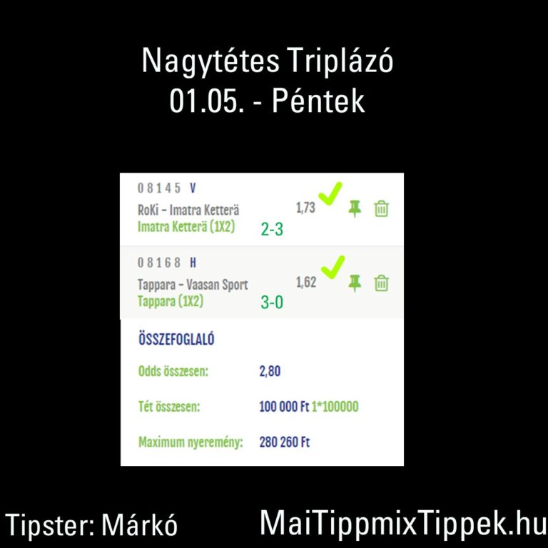 0105 nagytétes triplázó