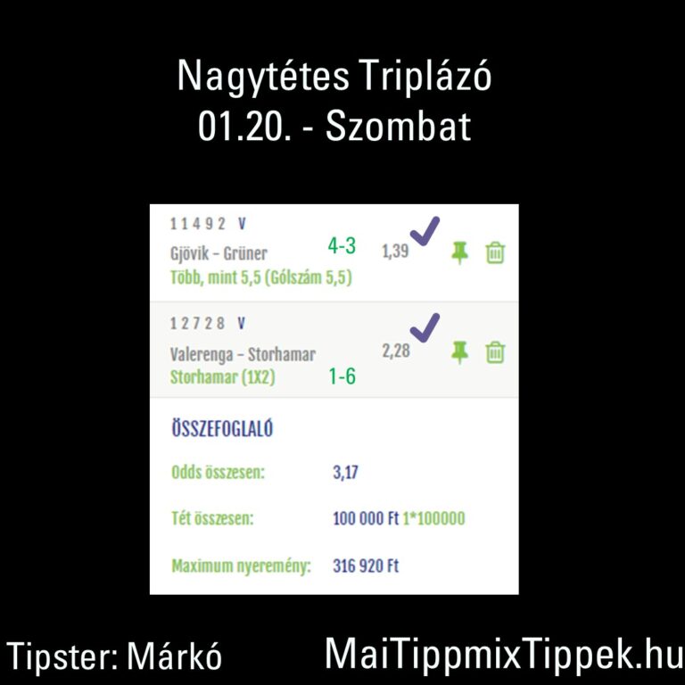 0120 nagytétes triplázó