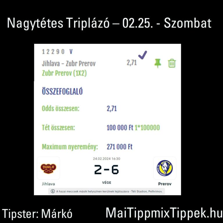 0225 nagytétes triplázó